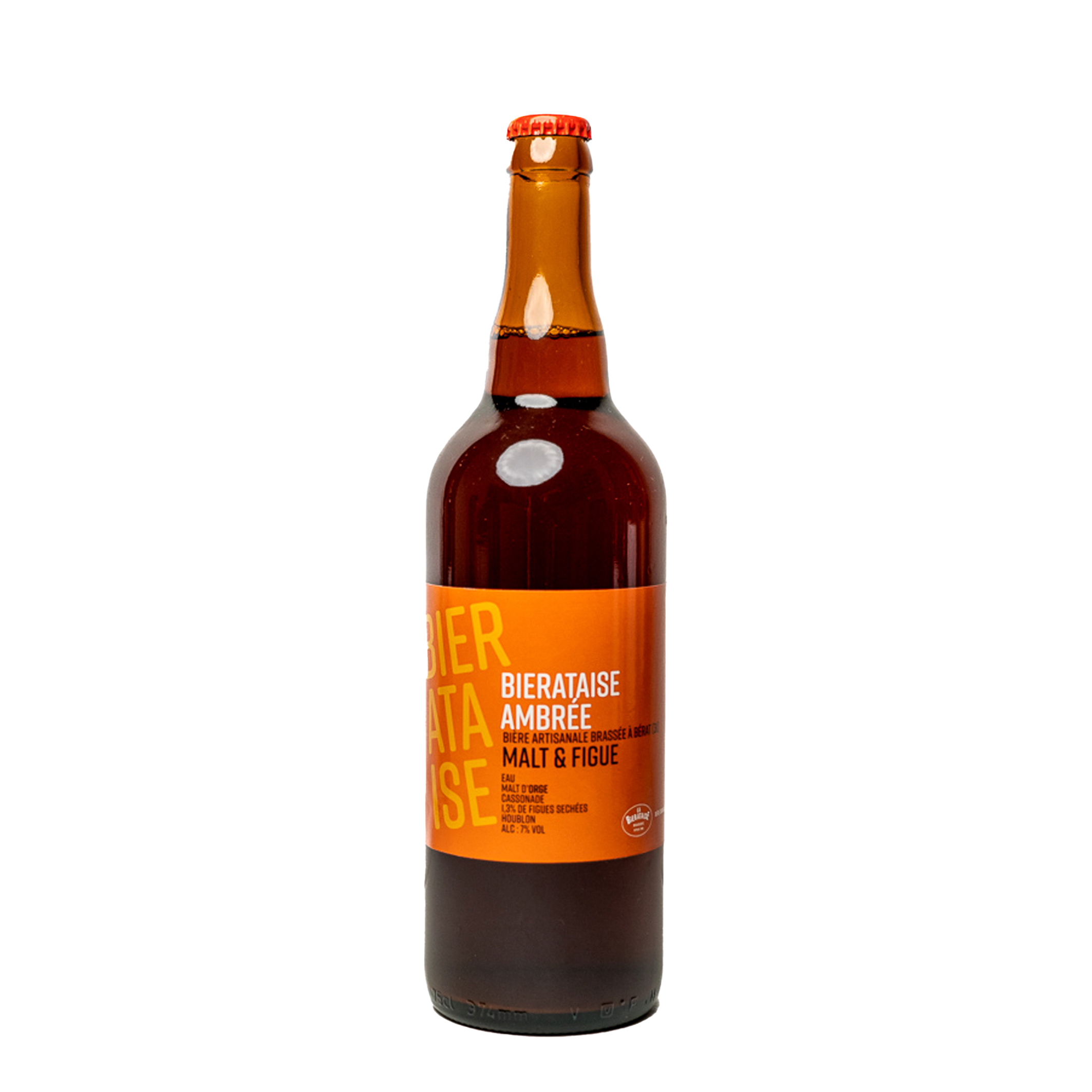 Bière artisanale ambrée Figa (Bière à la figue) - 75 cl