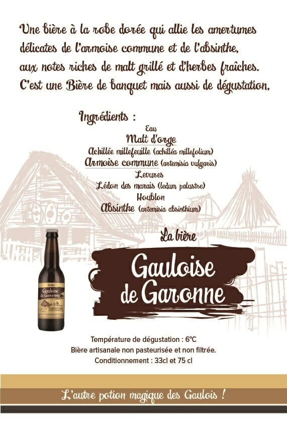 La Gauloise de Garonne, fruit d'un partenariat avec le Village gaulois.