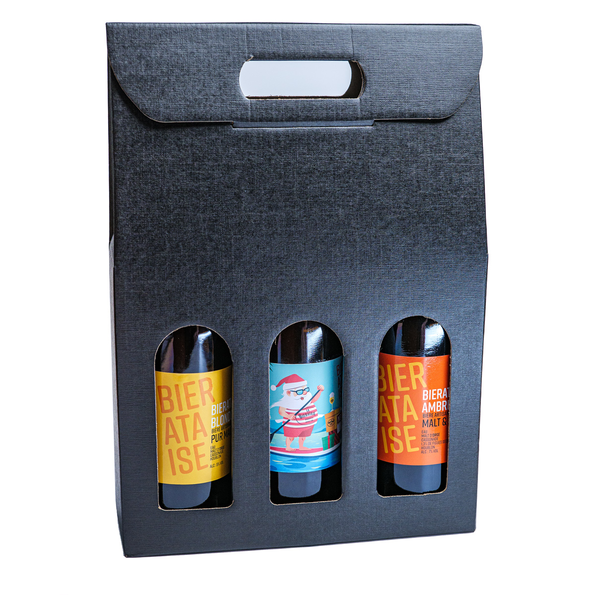 coffret cadeau 3 bières 75CL au choix - La brasserie de Lulu