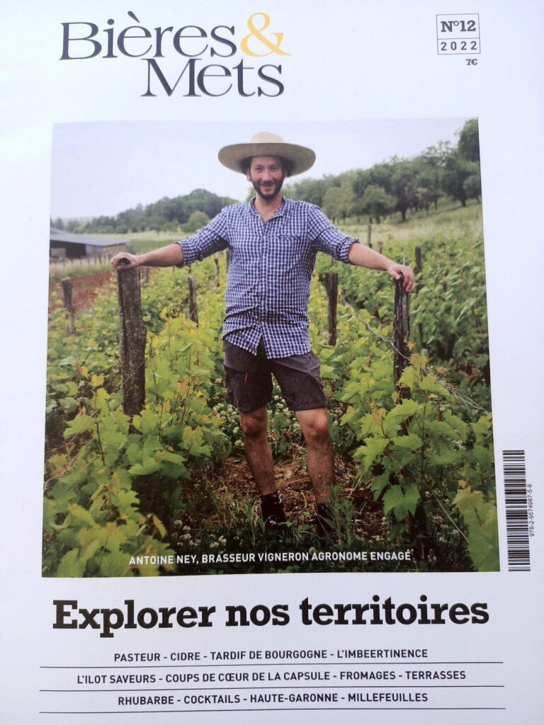 La revue Bière et Mets n°22 parle de La Biérataise et de notre gamme Itinéraire Bières et Garonne