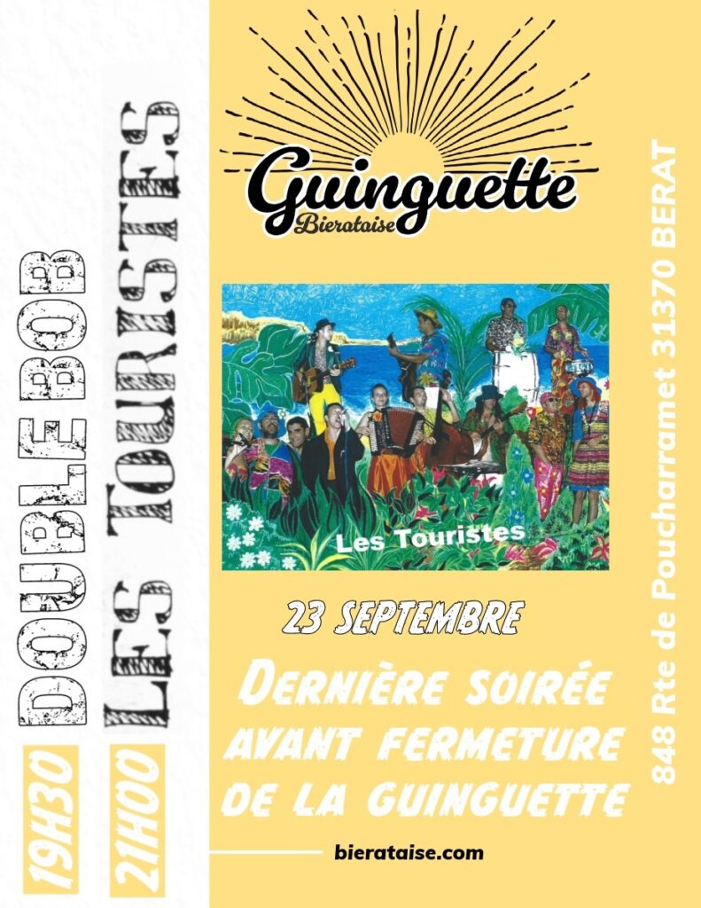 Dernières soirées à la guinguette de l 'été!