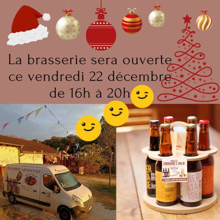 Coffret Bois Cadeau Bières de Noël - Brasserie Ratz